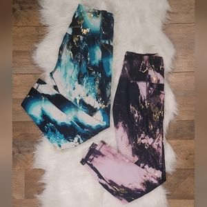 Old Navy Set of Two High Rise Powersoft Full Length Yoga Pants